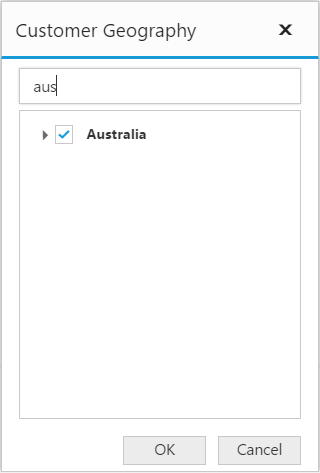 Searching in member editor dialog of JavaScript pivot grid control