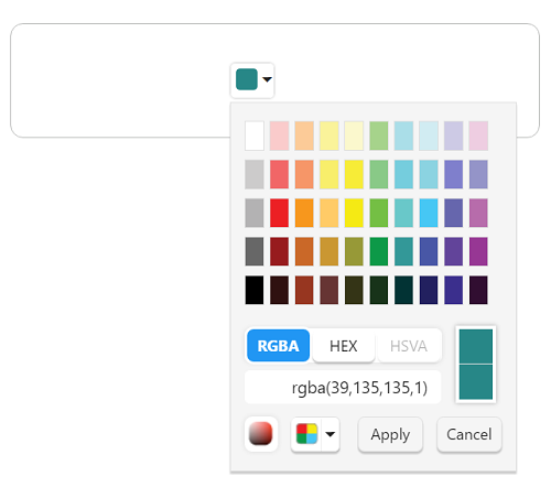 Create a simple ColorPicker in JSP