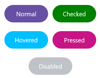 Visual State image of SfButton