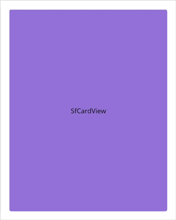 MAUI SfCardView image