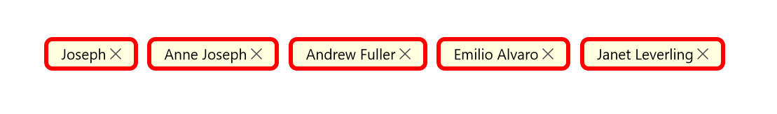 SfChipGroup with ChipStrokeThickness