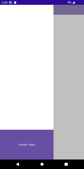 Footer height