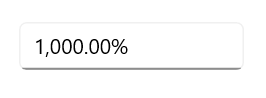 .NET MAUI NumericEntry PercentDisplayMode