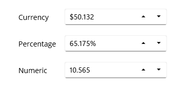 .NET MAUI NumericUpDown customize fractional digits