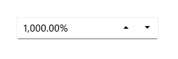 .NET MAUI NumericUpDown PercentDisplayMode