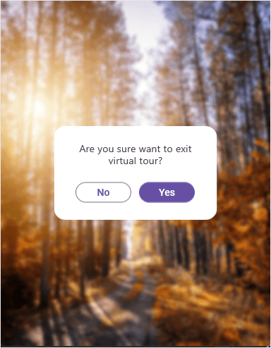 Displaying a .NET MAUI Popup with blur radius