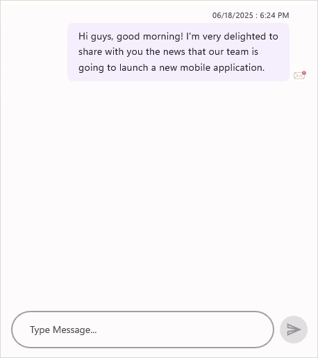 DeliveryState Customization in .NET MAUI Chat