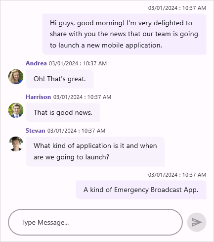 Message shape in .NET MAUI Chat