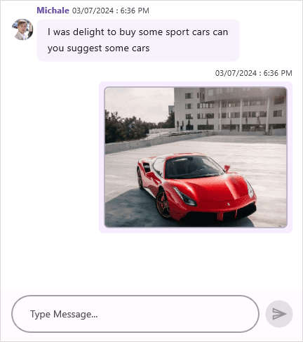 Outgoing Image message in .NET MAUI Chat