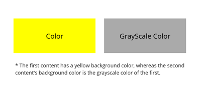 Color To GrayScaleColor sample