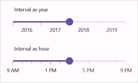 .NET MAUI datetime slider overview
