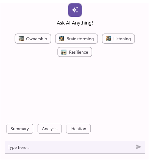 Footer Suggestions in .NET MAUI AI AssistView