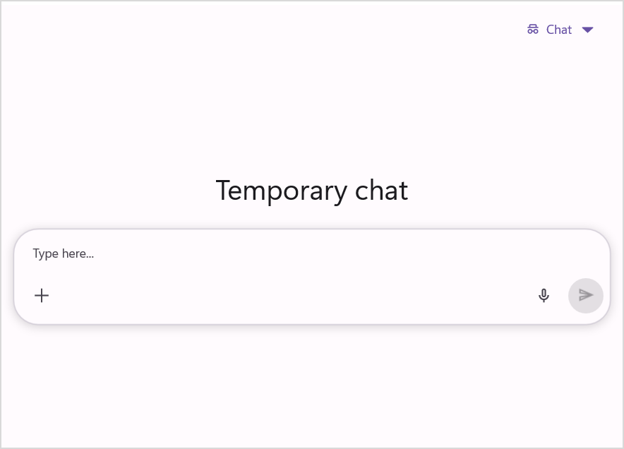 Syncfusion .NET MAUI AI AssistView Temporary Chat Banner