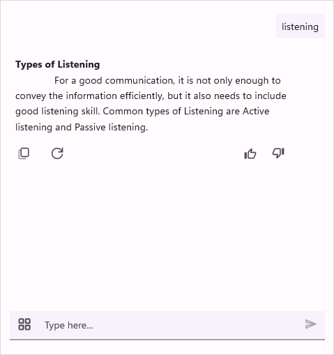 Action button customization in .NET MAUI AI AssistView