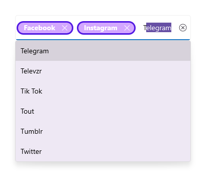 .NET MAUI Autocomplete with tokenitemstyle