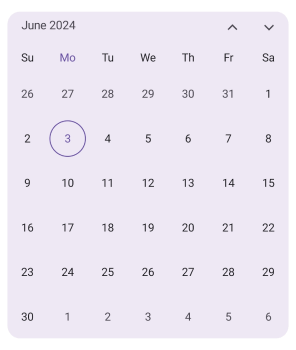 Change corner radius in .NET MAUI Calendar.