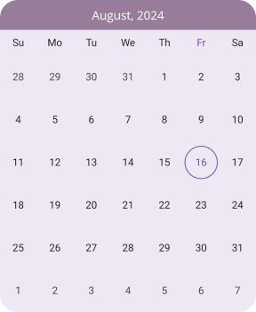 Month view Header appearance changed using template .NET MAUI Calendar.