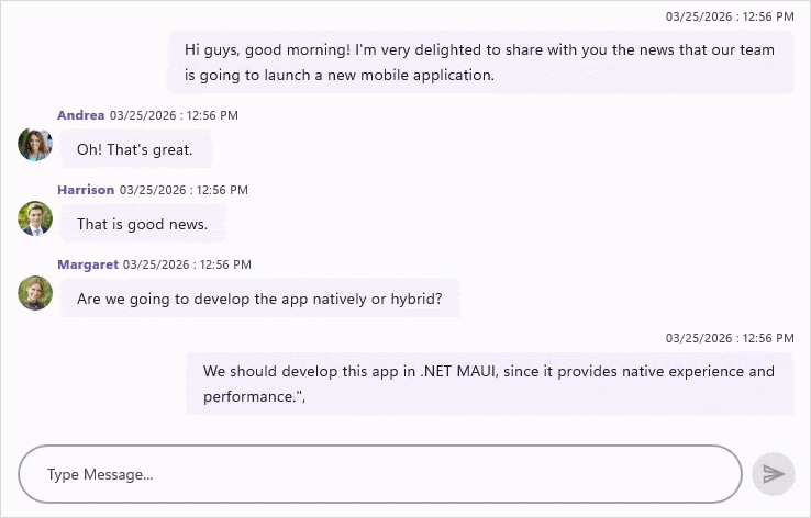 Pin Message in .NET MAUI Chat