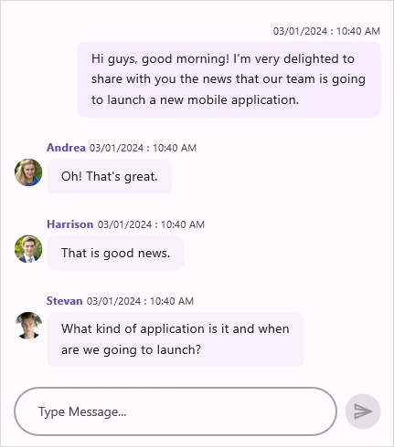Message spacing in .NET MAUI Chat
