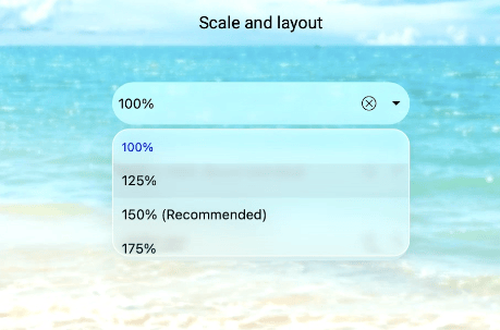 .NET MAUI ComboBox with Liquid Glass Effect