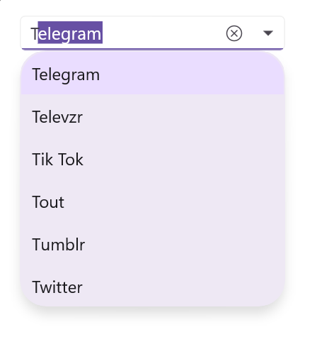 .NET MAUI ComboBox with Dropdown corner radius