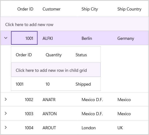addnewRow-MasterdetailsView-childtext