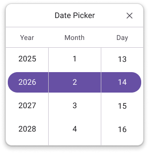 Enable CloseButton in the .NET MAUI Date Picker