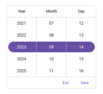 Set Footer text in .NET MAUI Date picker.