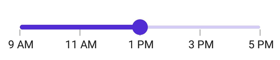 Slider date format