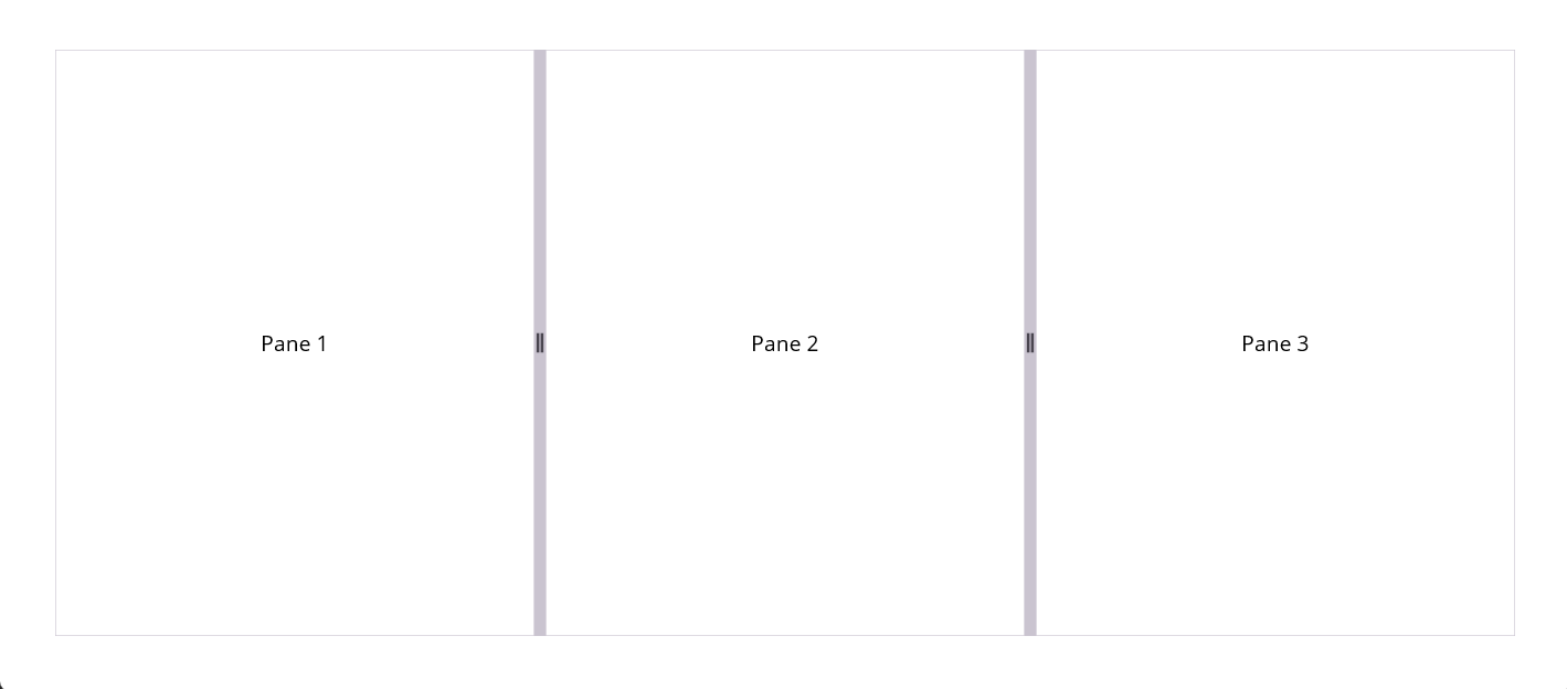 .NET MAUI Grid Splitter Panes