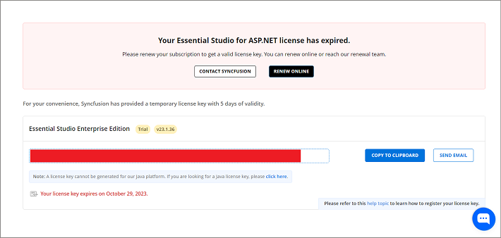 Expired License