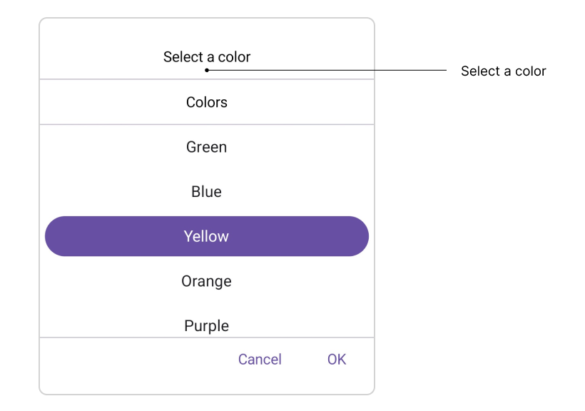 Header Layout in .NET MAUI Picker.