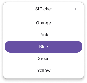 Enable CloseButton in the .NET MAUI Picker