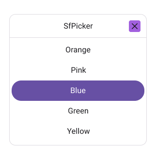 Enable CloseButtonIcon in the .NET MAUI Picker