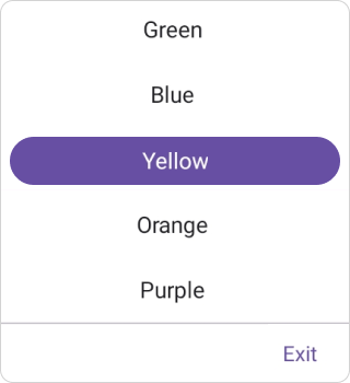 Footer button customization in .NET MAUI Picker.