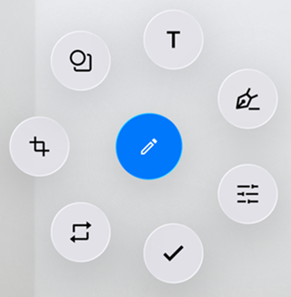 Liquid Glass effect on a Radial Menu