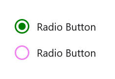 CheckedColor and UncheckedColor in Radio Button