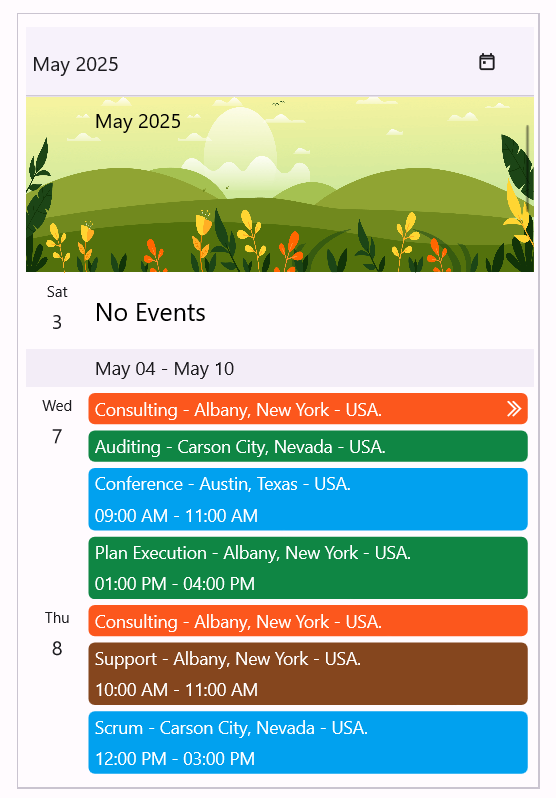 Agenda-View-NoEvents-TextStyle-Customization-in-Maui-Scheduler