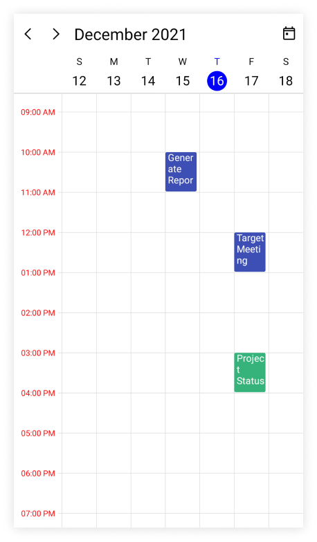 Customize time ruler text style in .NET MAUI Scheduler