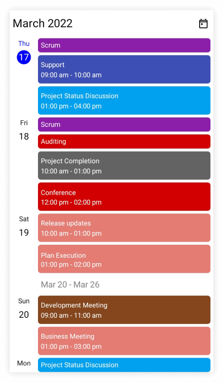 About Net Maui Scheduler Control Syncfusion