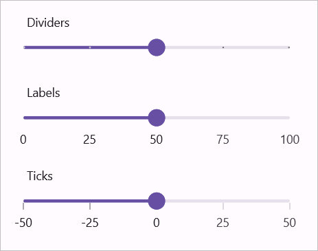 .NET MAUI slider overview
