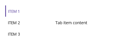 Tab bar placed to the left of the Tab View