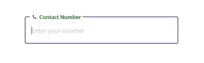 SfTextInputLayout with the hint view