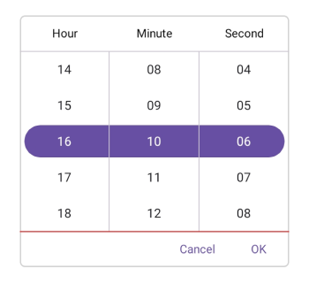 Set divider color in .NET MAUI Time picker.