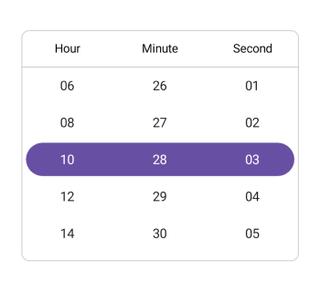 Hour interval in .NET MAUI Date picker.