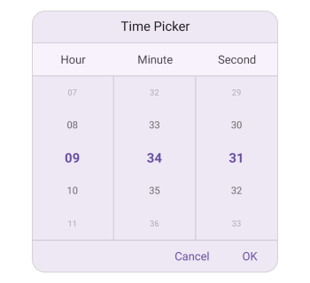 Fade and Shrink Mode in .NET MAUI Time Picker.