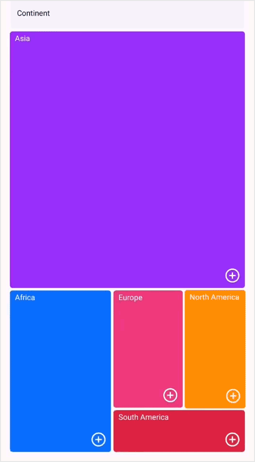 Drilldown in .NET MAUI TreeMap