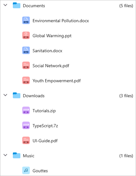 .NET MAUI TreeView with TemplateSelector