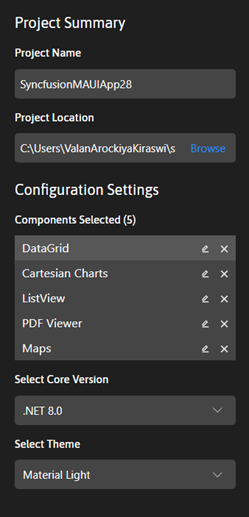 ProjectSummary