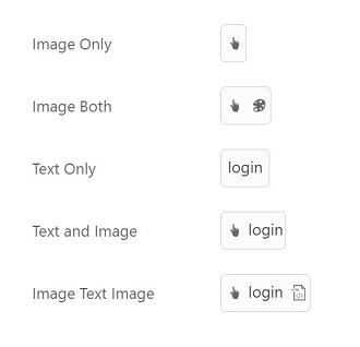 Suffix icon in PHP Button